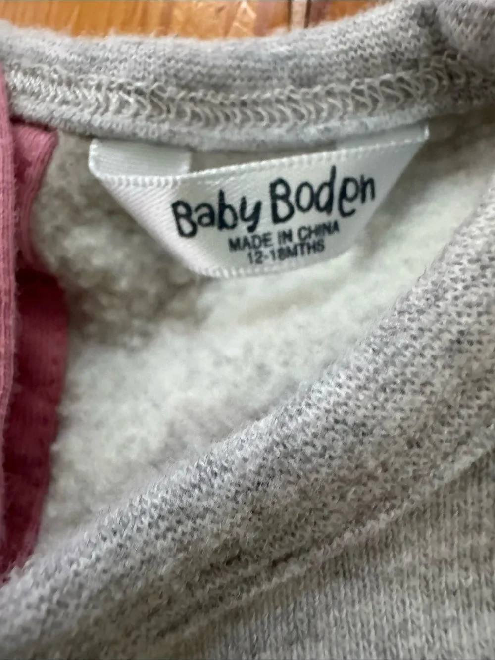 Baby Boden Grey Toddler Dress with Gold Polka Dots